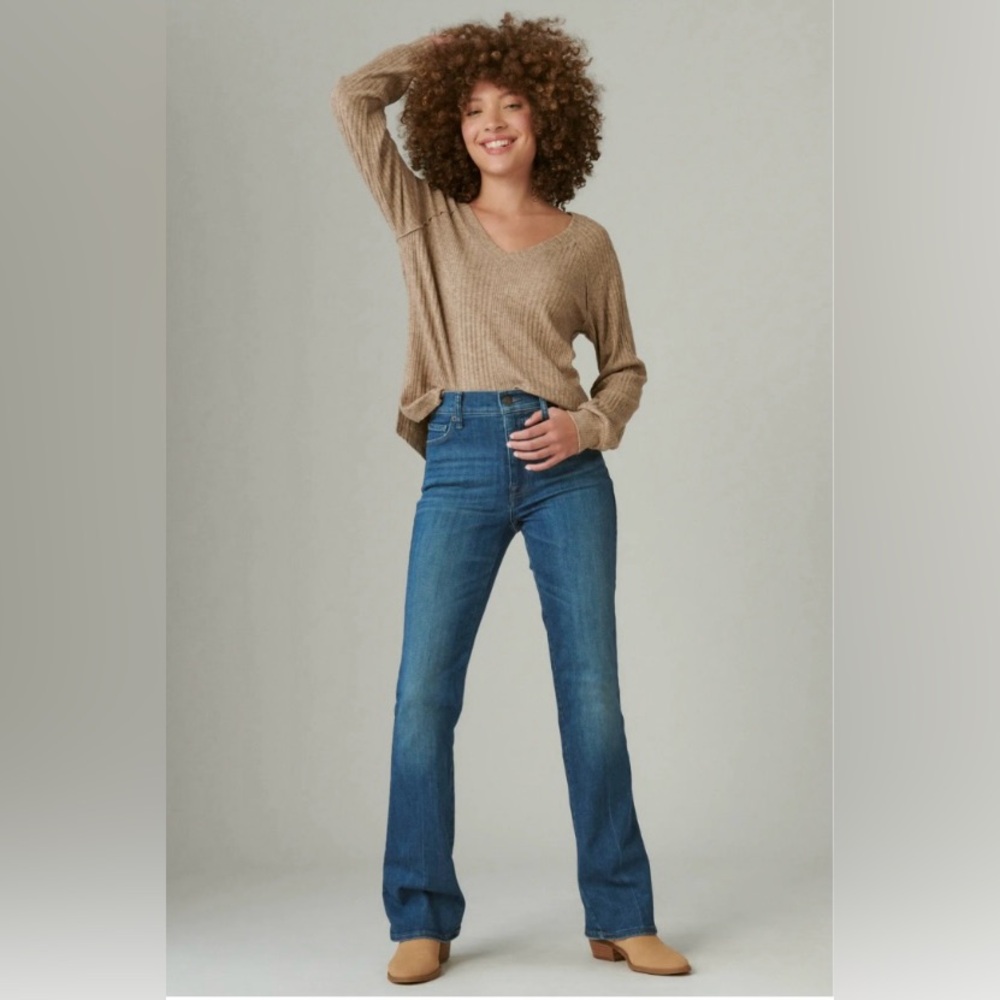 Lucky Brand Uni fit High-Rise Boot Leg Jeans - 3